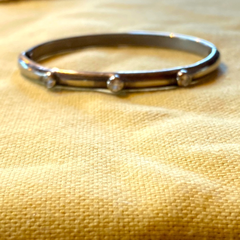 Sterling silver, and CZ bracelet🌺